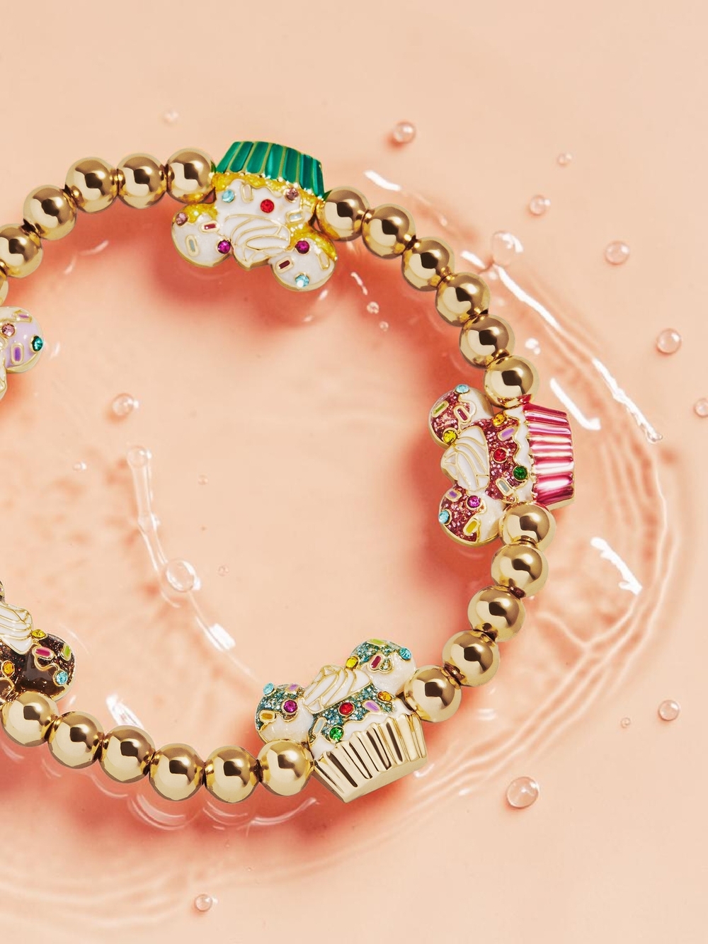 NEW Disney Minnie/Mickey Mouse Cupcake Pisa Bracelet Officially Licensed Product - Picture 5 of 6